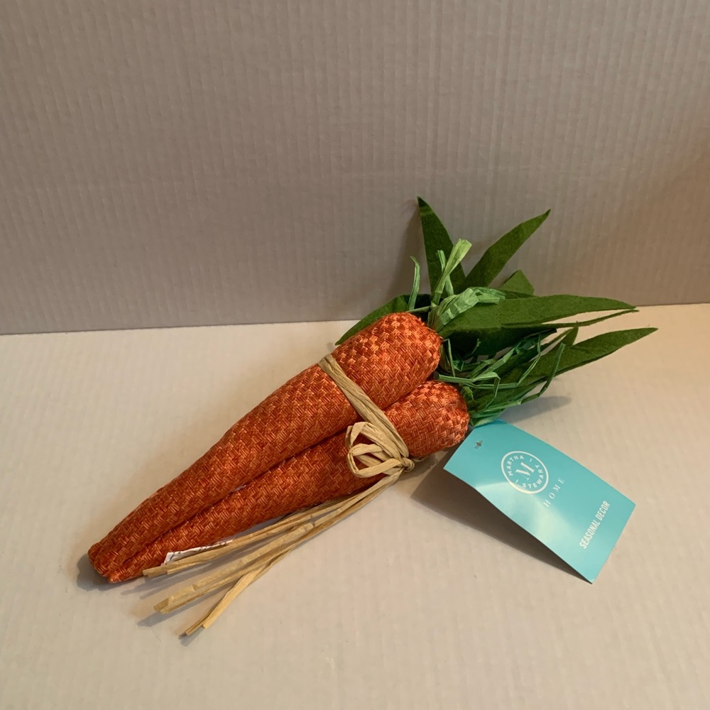 Martha Stewart Carrots Easter Spring Set Of 3 Easter Decor
